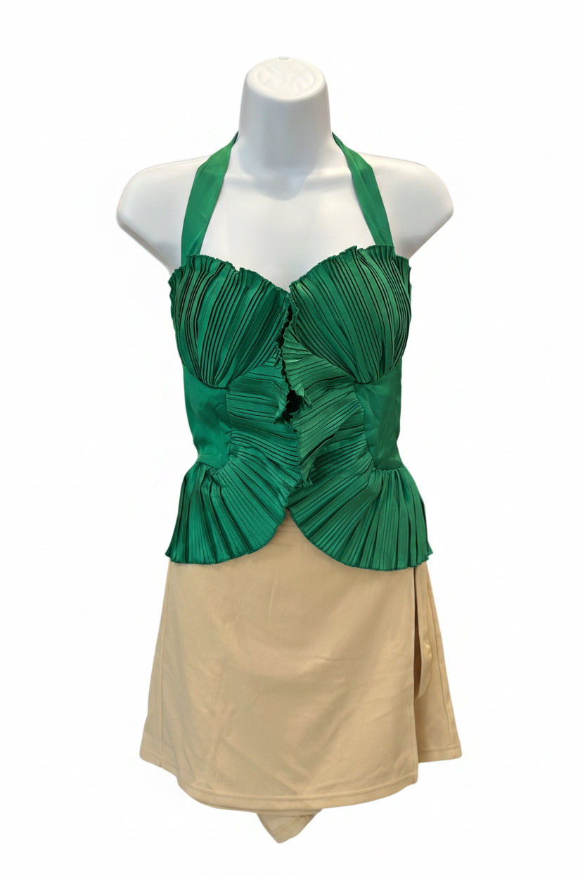 Destellos Emerald Halter Peyton Bustier 💚✨