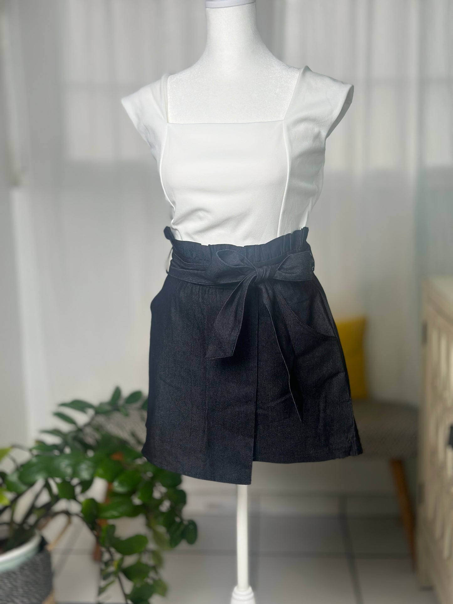 Denim Skort