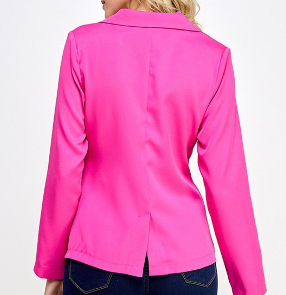 Destellos Magenta Collar Blazer