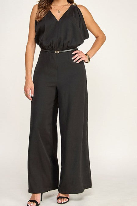 Destellos Midnight Elegance Jumpsuitđź–¤