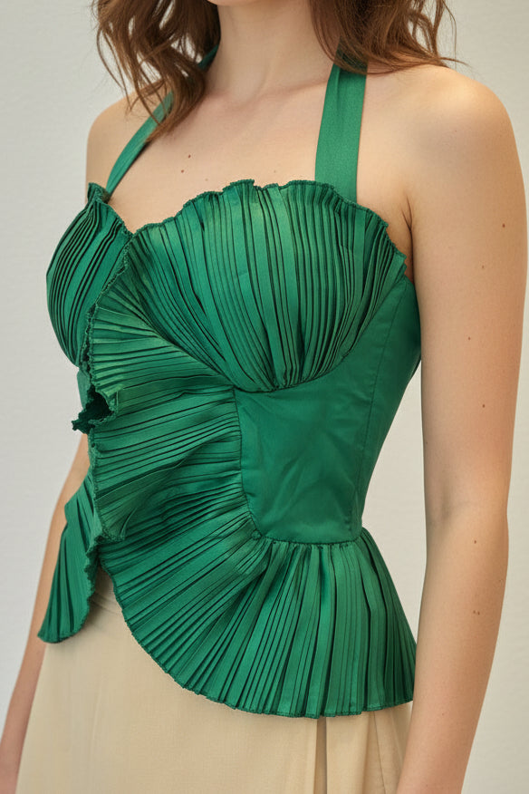 Destellos Emerald Halter Peyton Bustier 💚✨