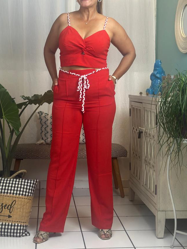 Destellos Braided Spaghetti Straps Set