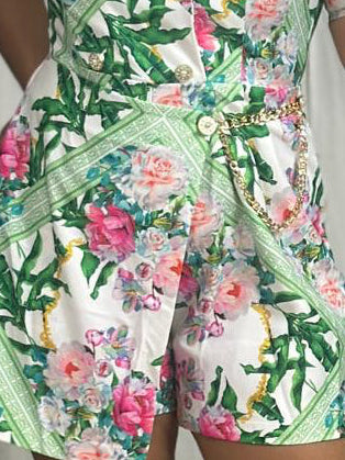 Destellos Floral Romper