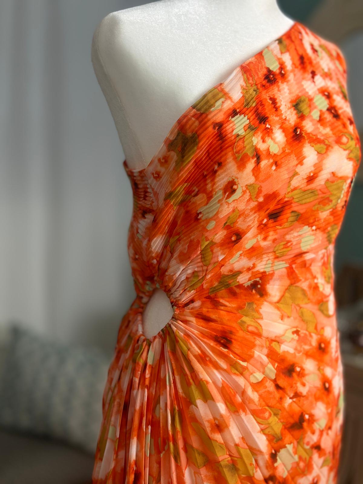 Destellos One Shoulder Asymmetrical Dress