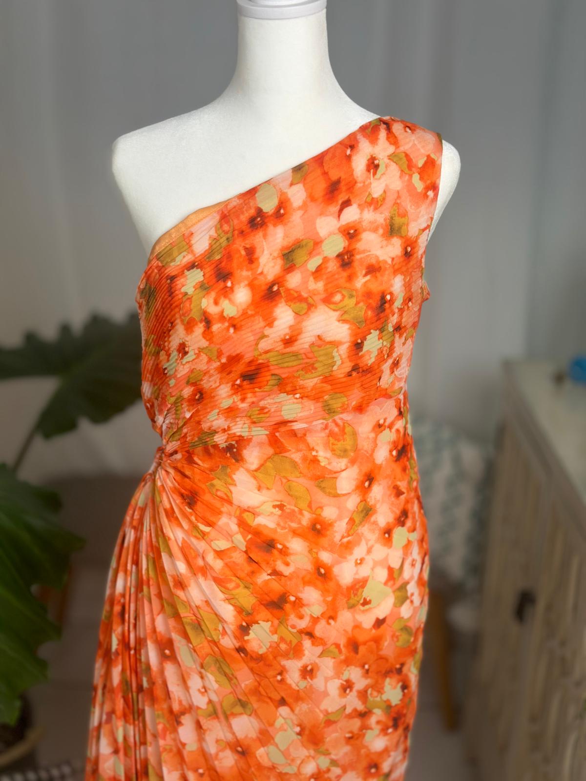 Destellos One Shoulder Asymmetrical Dress