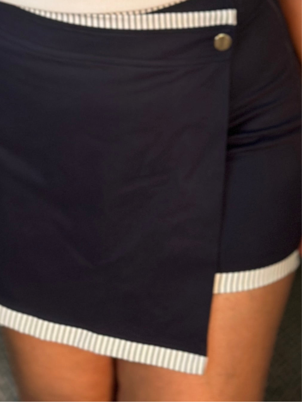 Destellos Stripe Contrast Skort