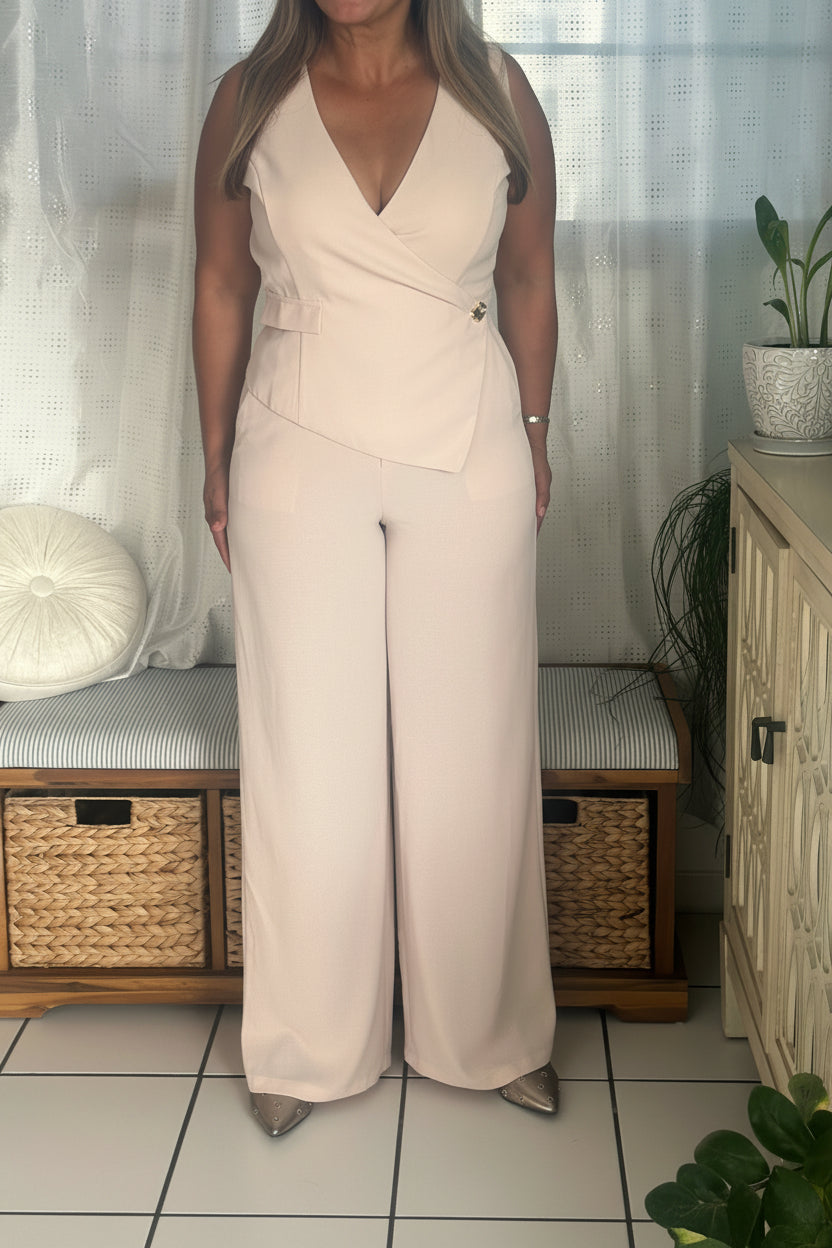 Destellos Sand Jumpsuit