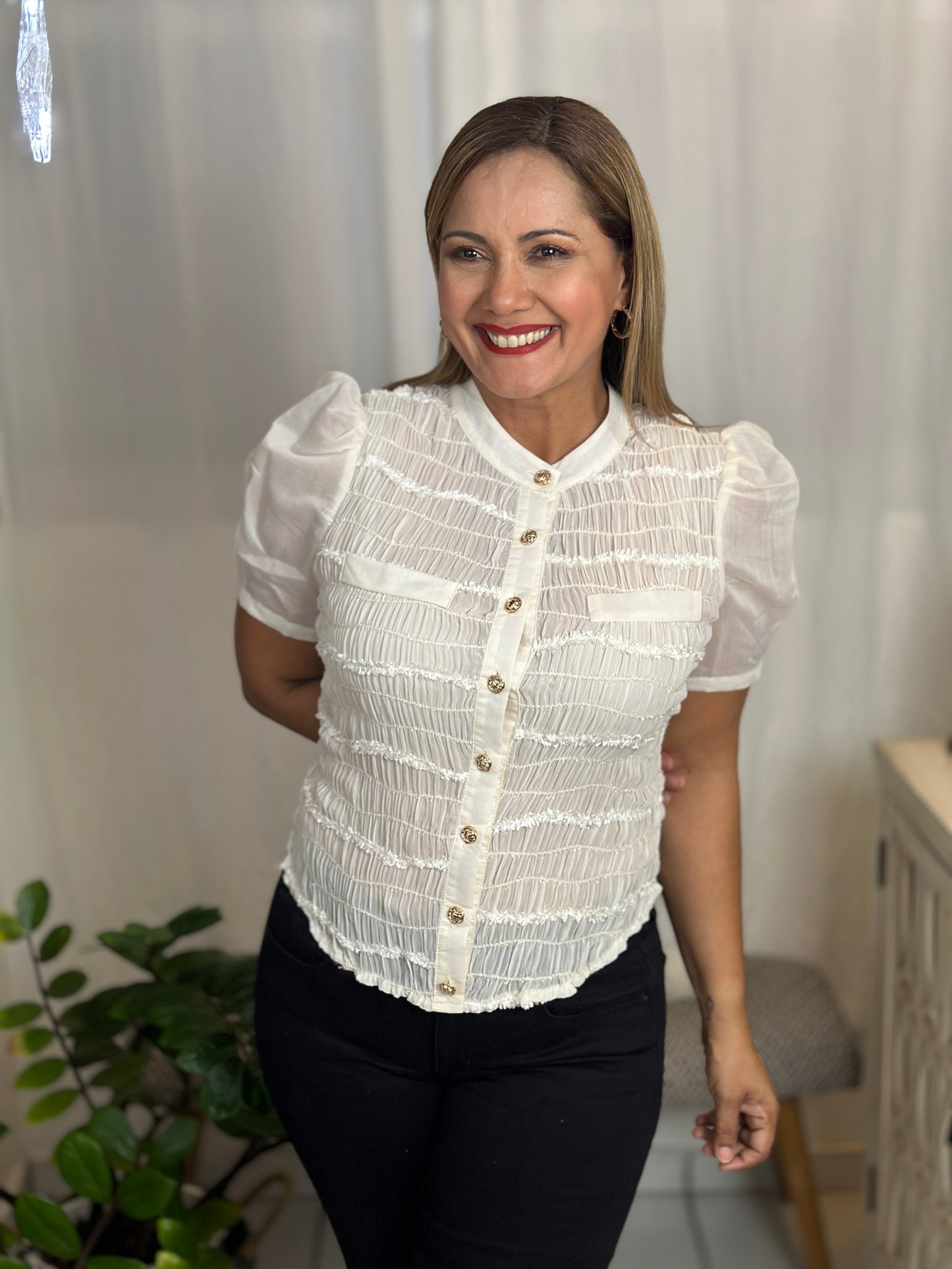 Destellos Elegant Chic Blouse