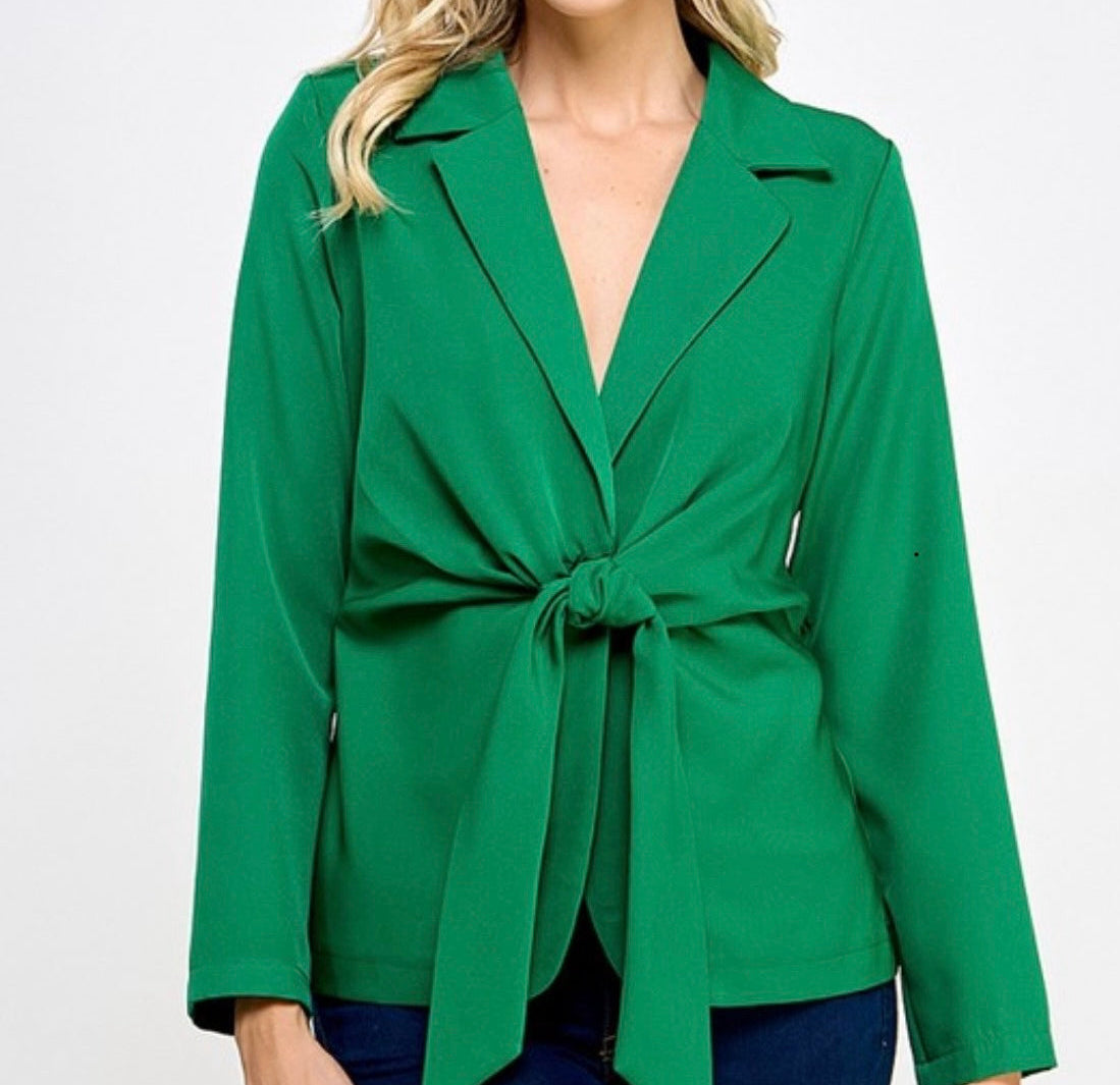 Destellos Green Collar Blazer
