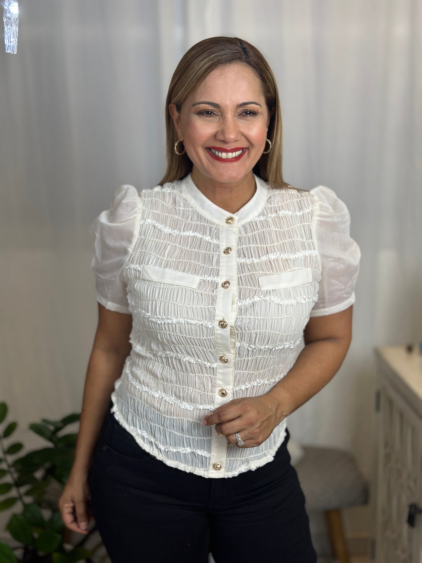 Destellos Elegant Chic Blouse