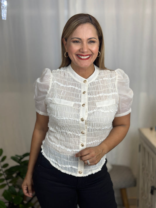 Destellos Elegant Chic Blouse