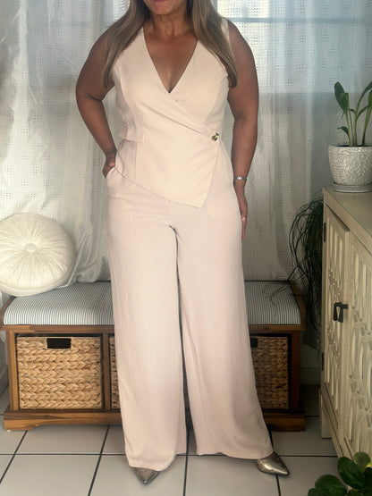 Destellos Sand Jumpsuit