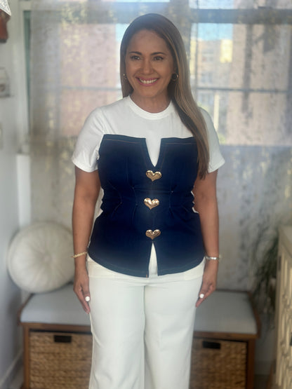 Destellos Sweet Denim T-Shirt