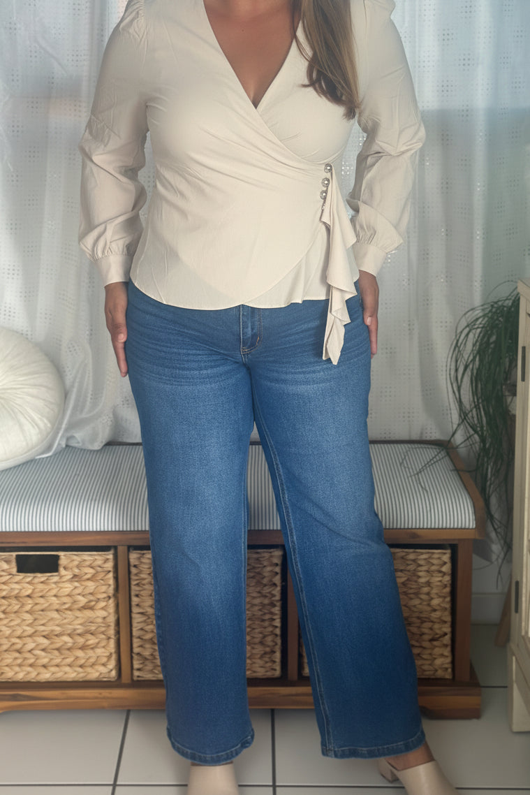 Destellos Sienna Champagne Blouse