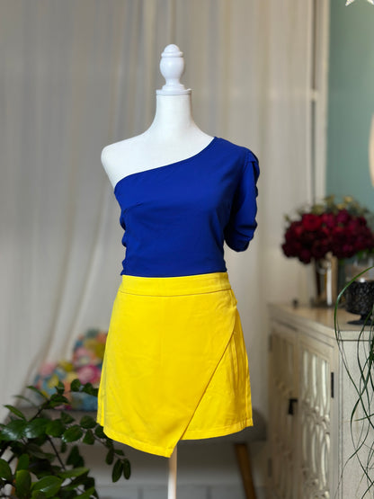 Destellos Yellow Skort