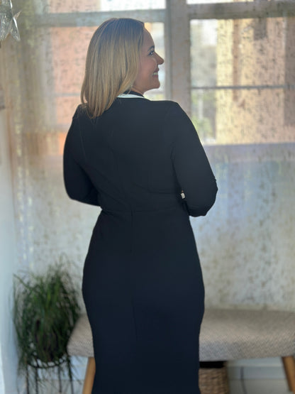 Destellos Work Elegant Midi Dress