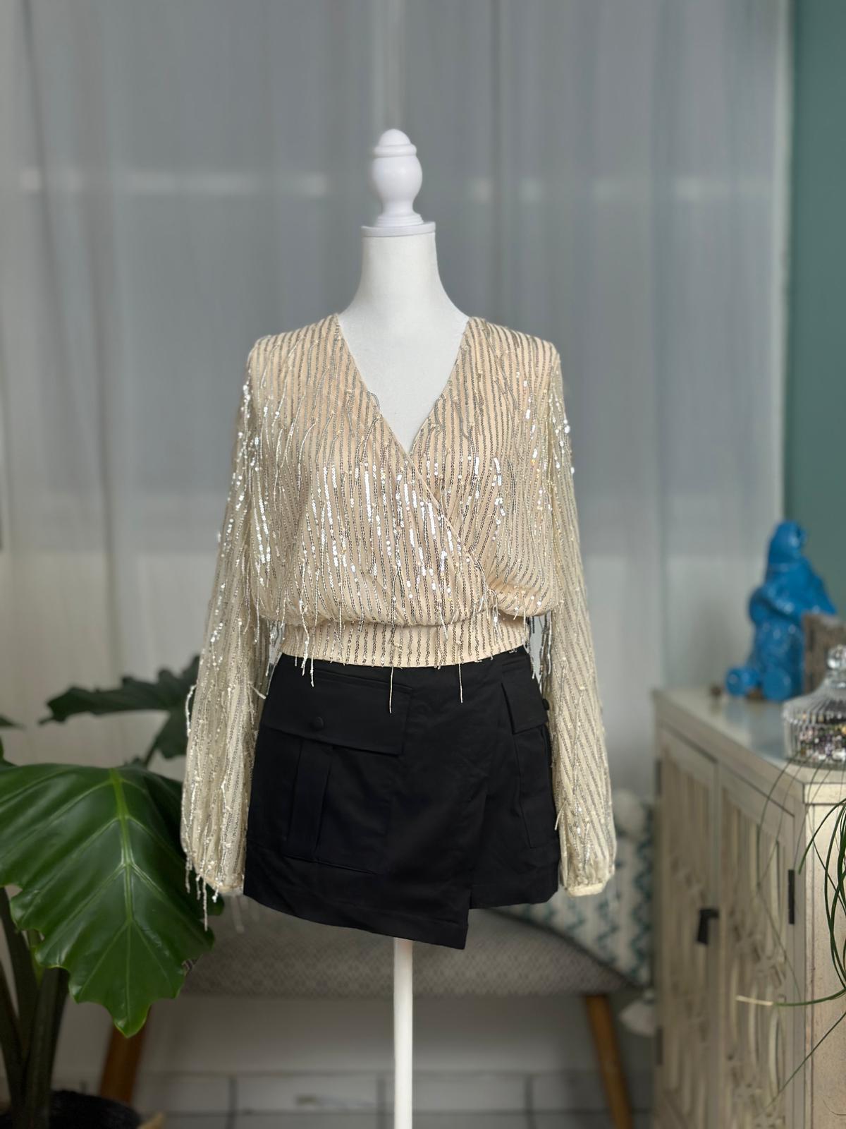 Destellos Sequin Elegant Top