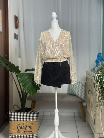 Destellos Sequin Elegant Top