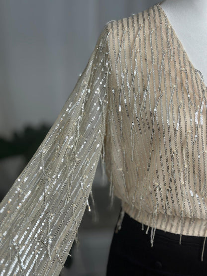 Destellos Sequin Elegant Top